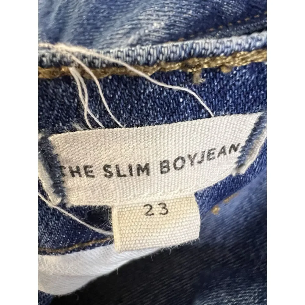 Womens MADEWELL The Slim Boyjean Stretch Denim Jeans 23 Med Wash‎ - Picture 6 of 10